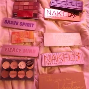 5 makeup pallettes